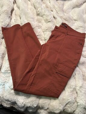 Prana Women's Rust-Colored Skinny Utility Pants